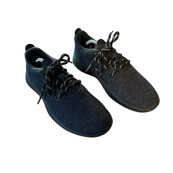 Women’s Allbirds Size 9 WRM Wool Runners Mizzles Black/White Shoes Sneakers