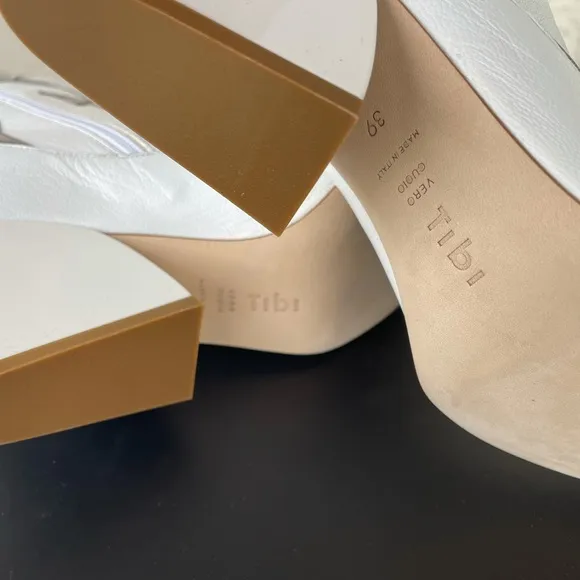 Women’s boots by Tibi, color: bright white, size:8,5