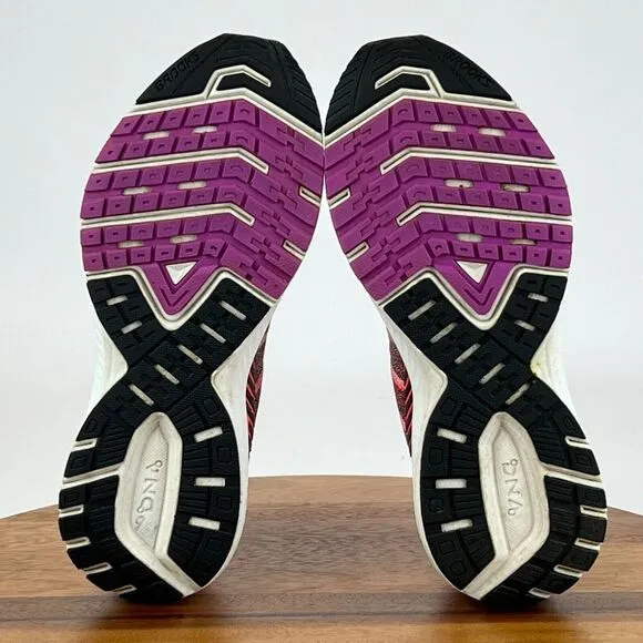 Womens Brooks Ravenna 10 Pink Athletic Running Shoes Sneakers‎ Size 6.5 B GUC
