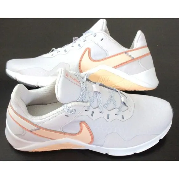 Women's Nike Legend Essential 2 Training Shoes Venice Crimson Sizes NIB
