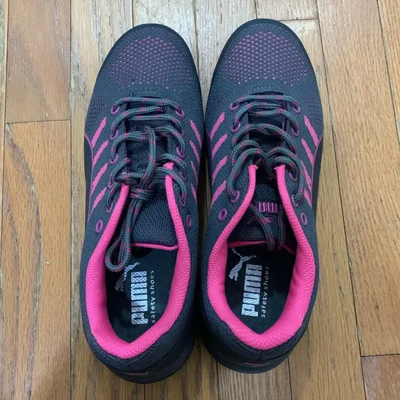 Women’s Puma Safety Celebrity Knit Steel Toe Safety Shoes Size 8.5 NEW W/O BOX