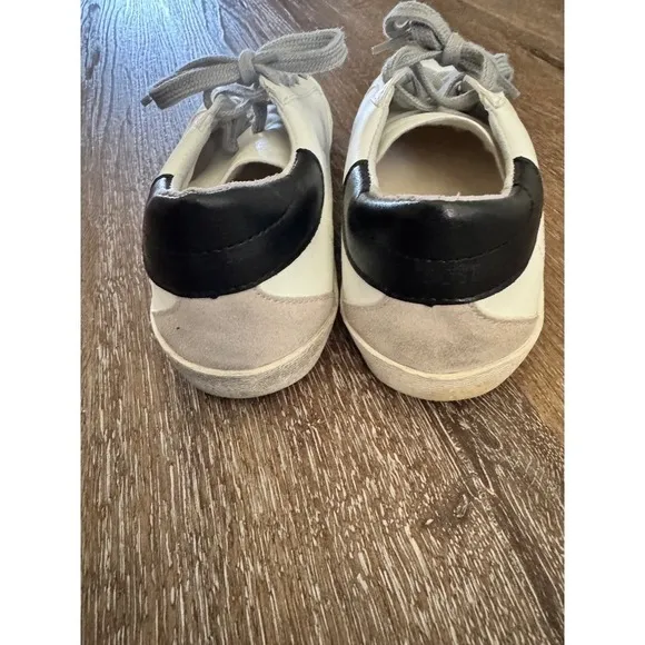 Women's Superstar Sneakers Leather Star‎ Accent Casual Shoes Size 39