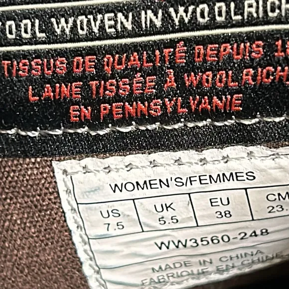 WOOLRICH  WOOL WOVEN IN  WOOLRICH .PA WOMEN BOOTS