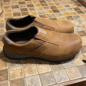 Worn once! Mens. Red Wing steel toe shoes. Comfortpro. Wide!