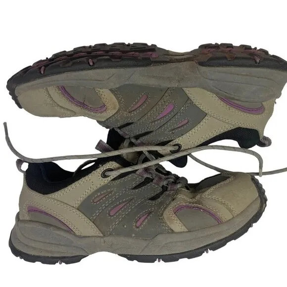 WORX Red Wing Steel Toe Shoes Gray Purple 7 3a