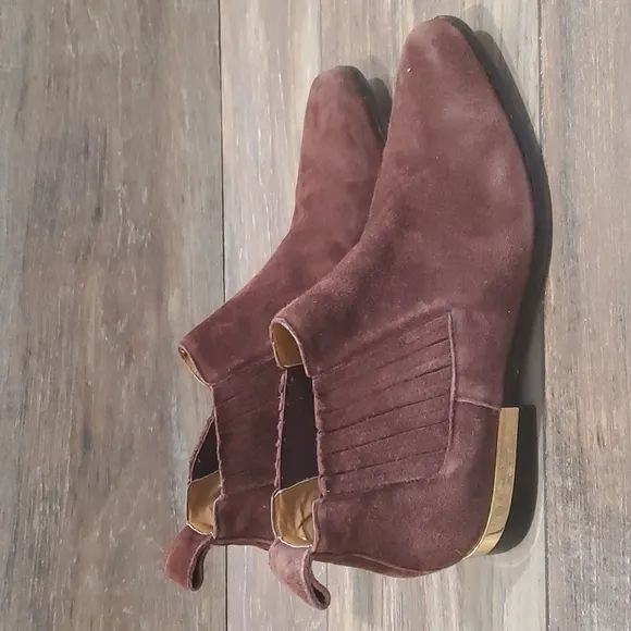 Zara women Suede ankle boots sz US8